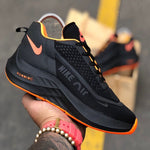 Nike Air Running Negro Naranja